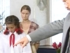 Awesome teens get caning to admit the guilt