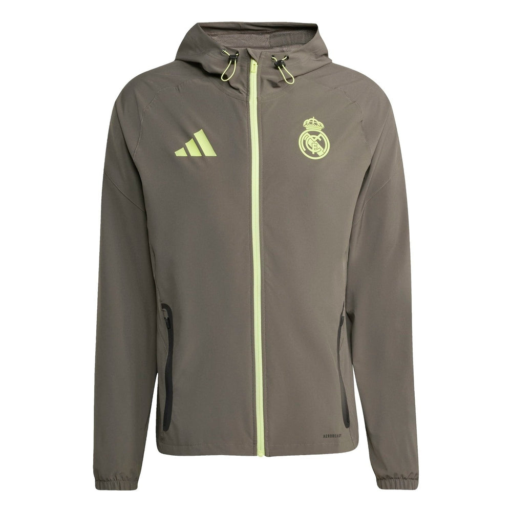 Mens Tiro Vis Tech Competition Jacket Grey/Lime Green