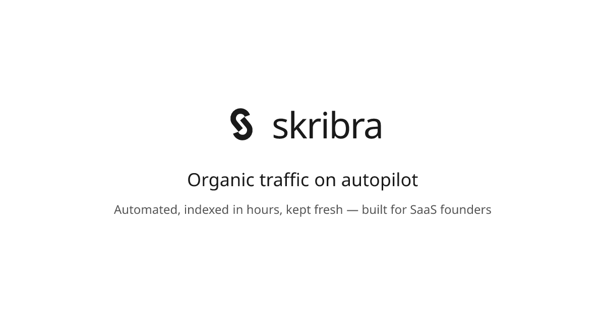 Skribra logo