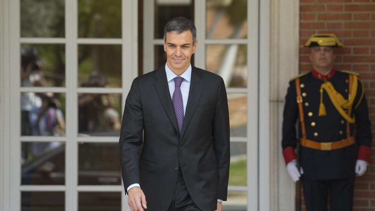 El presidente del Gobierno, Pedro Sánchez