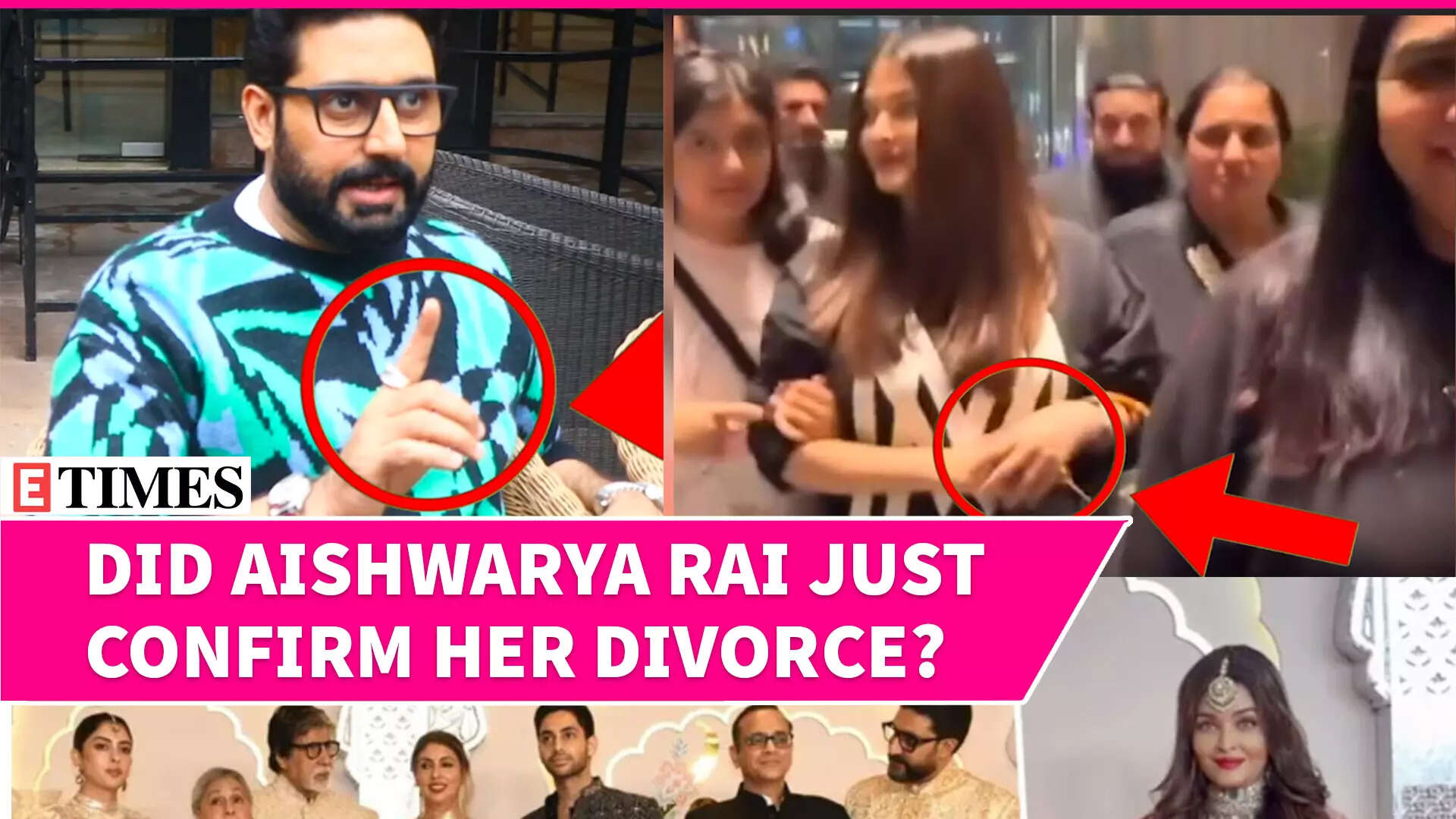 Actress Aishwarya Rai Spotted WITHOUT Her Wedding Ring: Divorce With Abhishek Bachchan CONFIRMED?