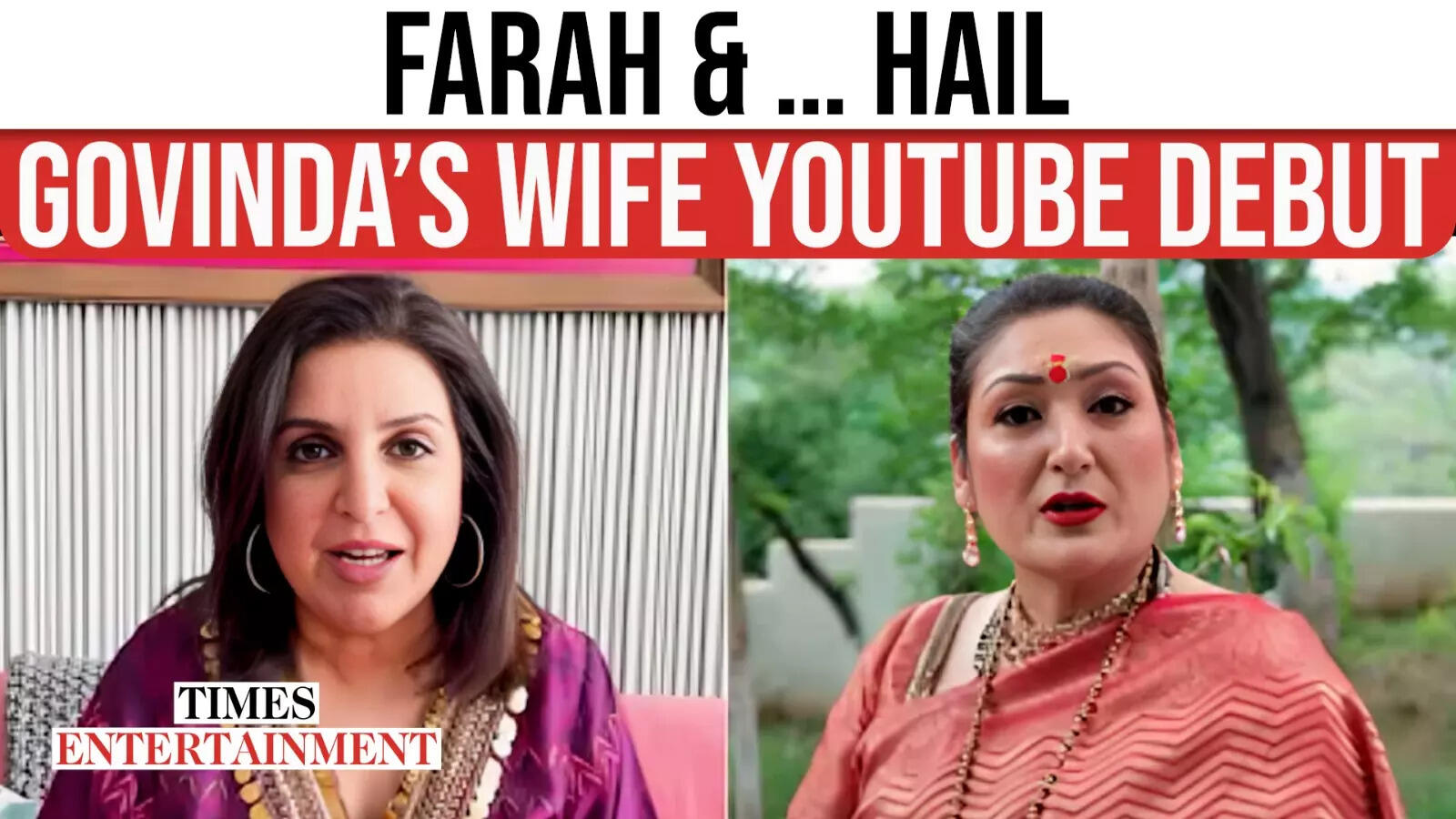 Farah Khan crowns Sunita Ahuja 'most entertaining biwi' as Govinda&rsquo;s wife debuts on YouTube