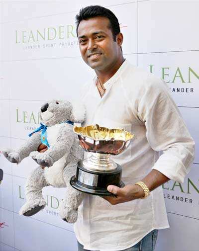 Leandar Paes at Press meet