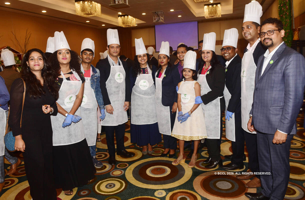 Celebs attend the cake-mixing ceremony