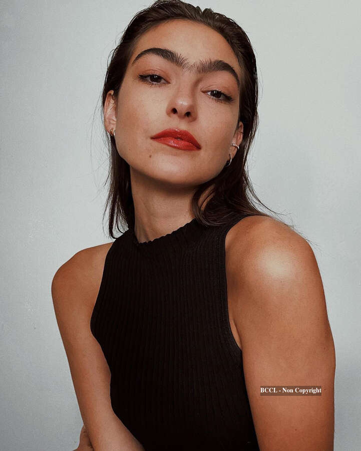 Haylee Michalski trolled for having monobrow