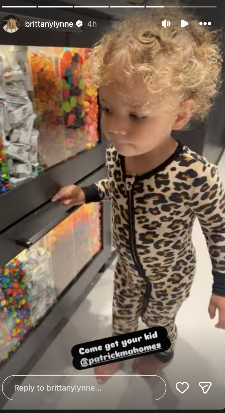 Brittany Mahomes' kid