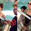 Article image for: <i class="tbold">Madhuri Dixit</i> Nene drives a motorboat like a pro; husband DR Nene shares video saying, 'When the boss takes the wheel!'