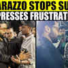 Article image for: <i class="tbold">suriya</i>'s Security Pushes Fans & Paps; Actor Apologises To Media For The 'Delay'