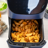 Air frying avoids the water problem, but heat still matters