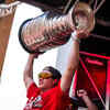 Article image for: Carolina Hurricanes’ Eric Robinson brings Stanley Cup to Guy Gaudreau in emotional South Jersey celebration