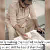 Article image for: Brahmanandam draws a sketch of Mahatma Gandhi