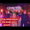 Article image for: Sparkling celebrations for this bride and groom!