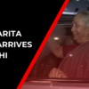 Article image for: Opposition's vice presidential candidate, Margarita Alva arrives in Delhi
