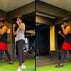 Article image for: Kalyani <i class="tbold">Priyadarshan</i> hits the gym with her ‘Varane Avashyamund’ co-star Rahul Rajasekharan
