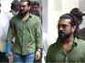 Ram Charan at Hyderabad after Chiranjeevi's birthday celebrations