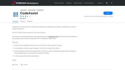 CodeAssist website image