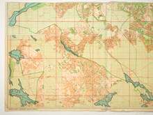 1944 års karta "Stockholms stad med förstäder", utsnitt d