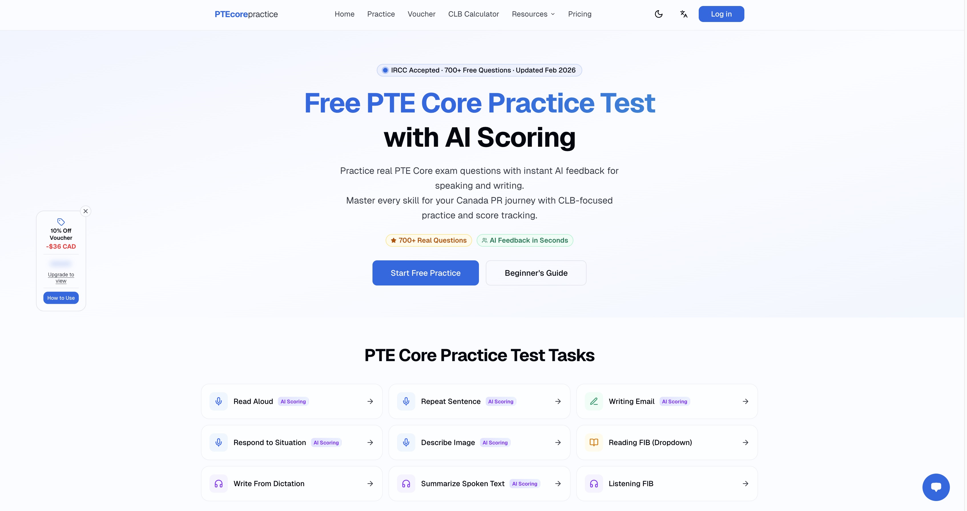 PTE Core Practice