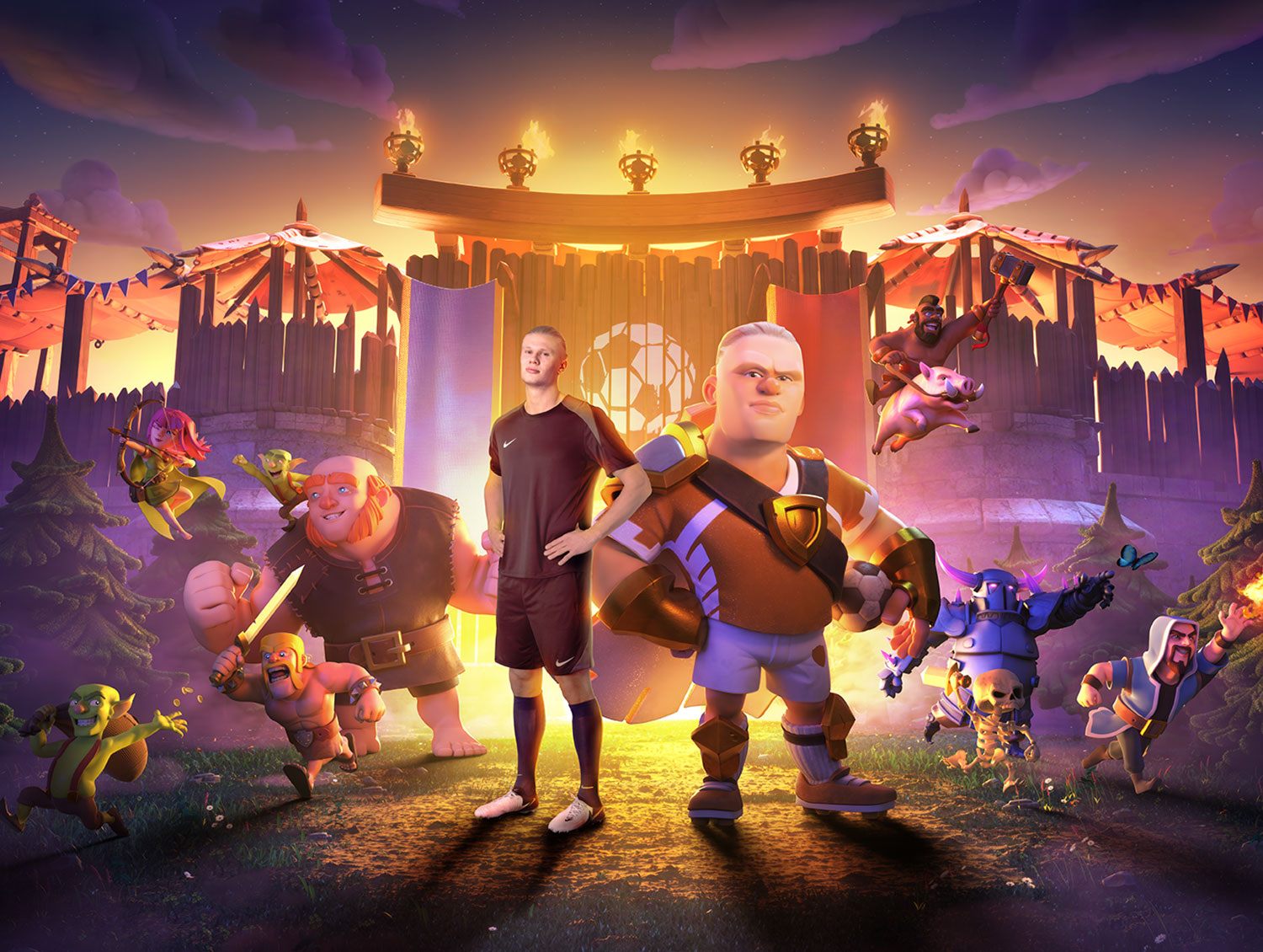 Football Superstar Erling Haaland Becomes Playable Character in Clash of Clans