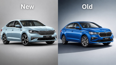 Skoda Slavia facelift vs old Slavia: Key differences explained