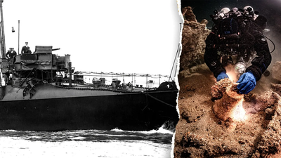 In 1908, HMS Tiger sank off the Isle of Wight after a collision; 118 years later, divers finally found its wreck