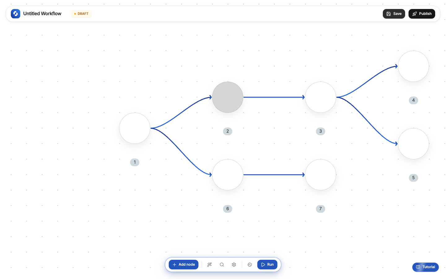 Workflow canvas