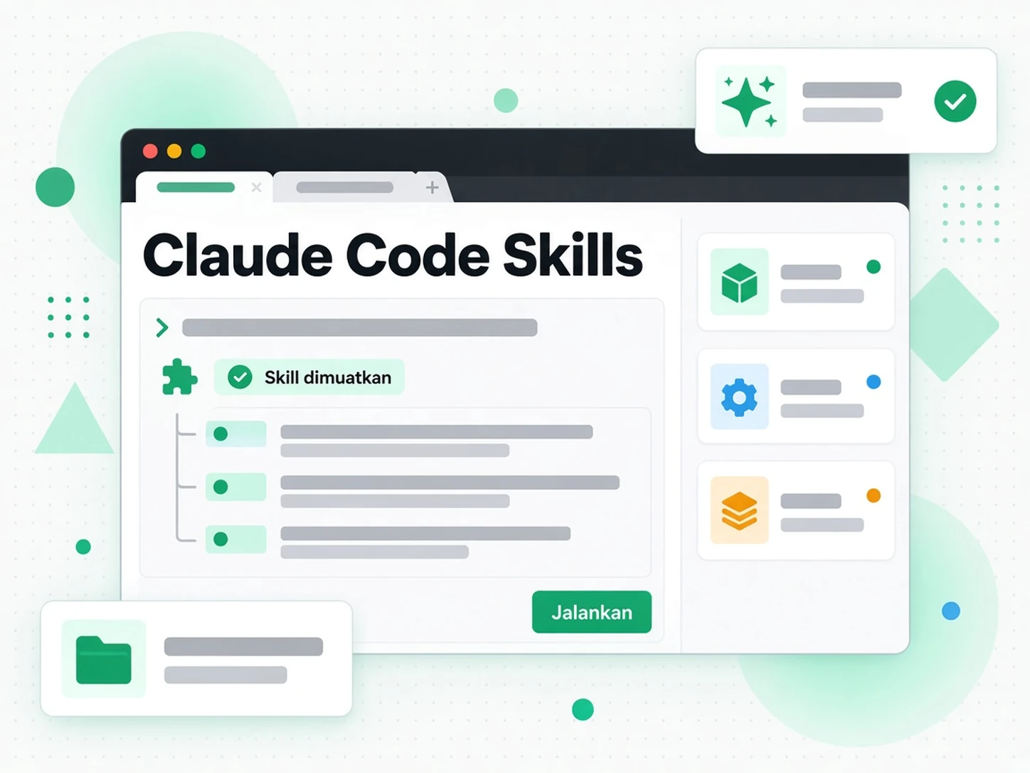 Kemahiran Claude Code: terminal agen pengekodan memuatkan kemahiran transkrip