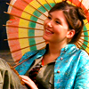 mekare: Firefly: happy Kaylee with a colourful umbrella (Kaylee)