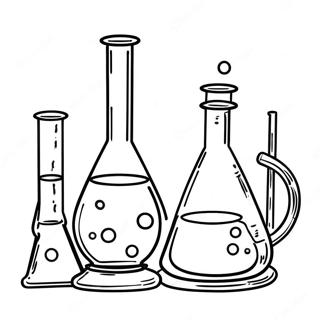Kemian laboratorio värityssivu