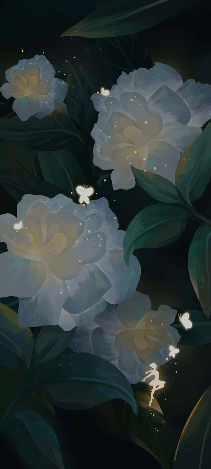 Flor de Anime — Flor de anime Papéis de Parede