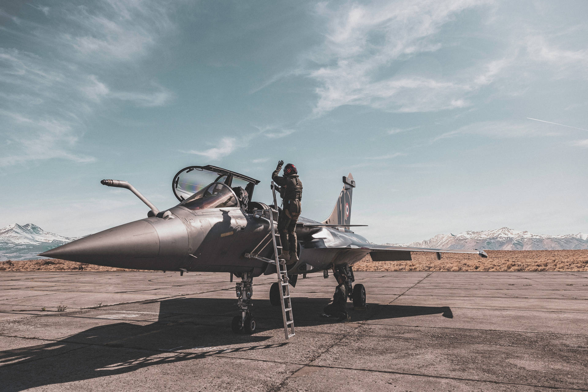 Flyvemaskine boarding Wallpaper