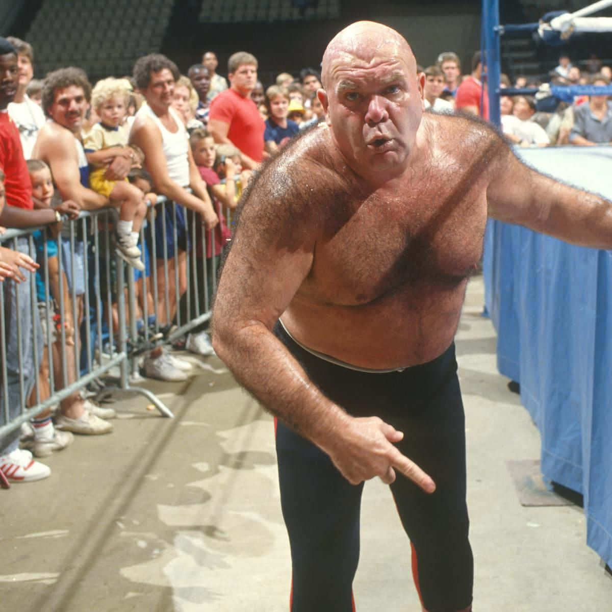 George Steele Buiten De Ring Achtergrond