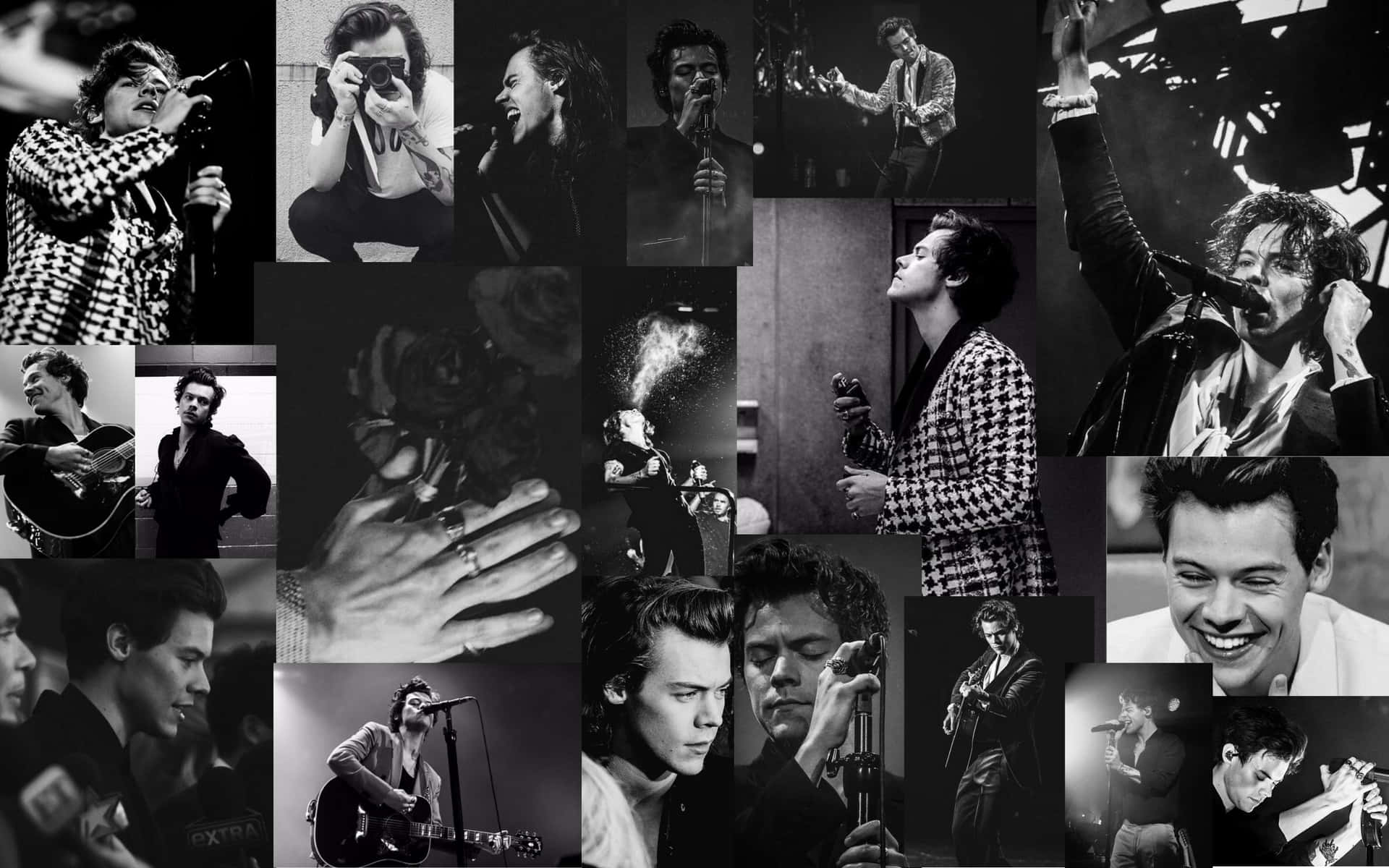 Harry Styles Collage — L'estetica di Harry Styles Sfondi