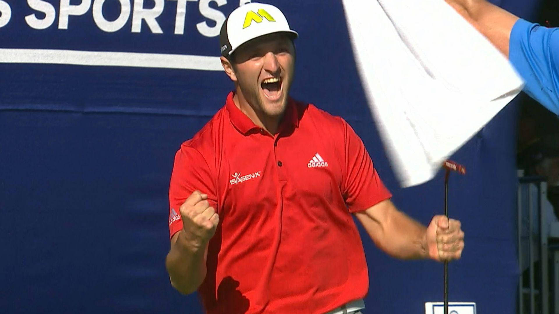Jon Rahm Schreeuwend Achtergrond