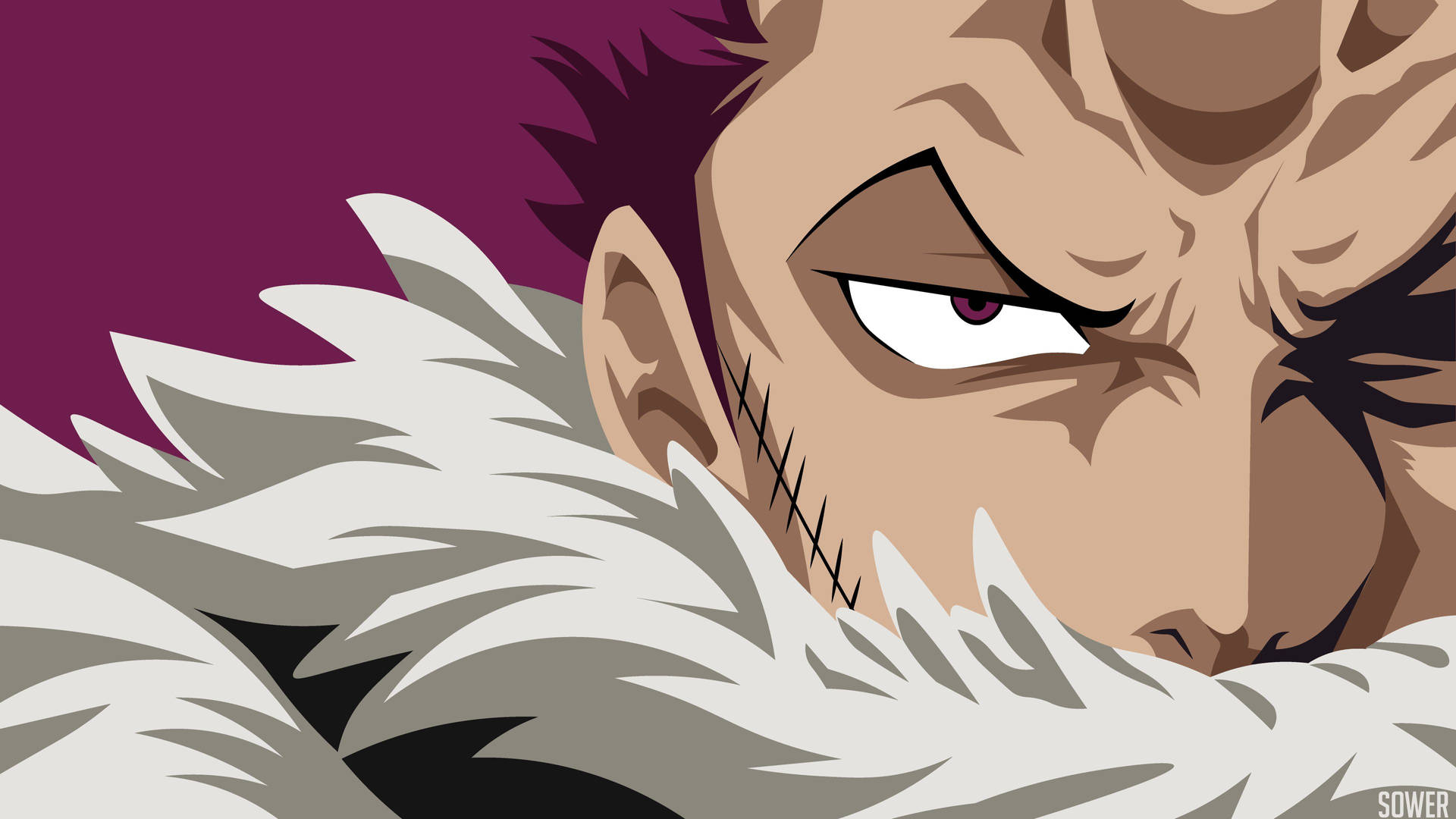 Bildför Dator- Eller Mobilskärmsbakgrund: Katakuri Anime-profil Wallpaper