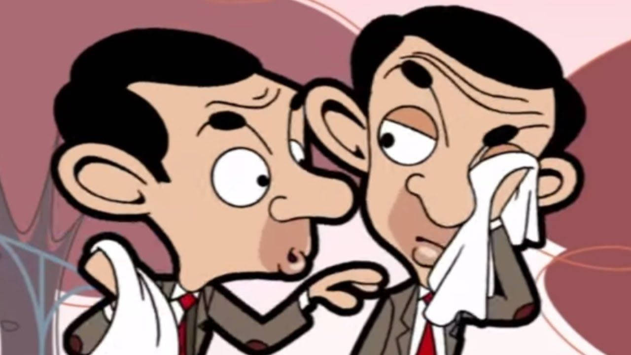 Herrbean Cartoon Doppelte Wallpaper