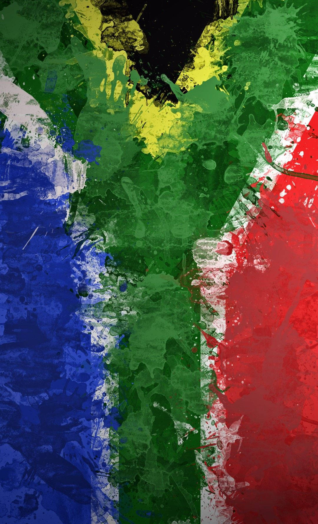 Malet Flag Afrika iPhone Tapet Wallpaper