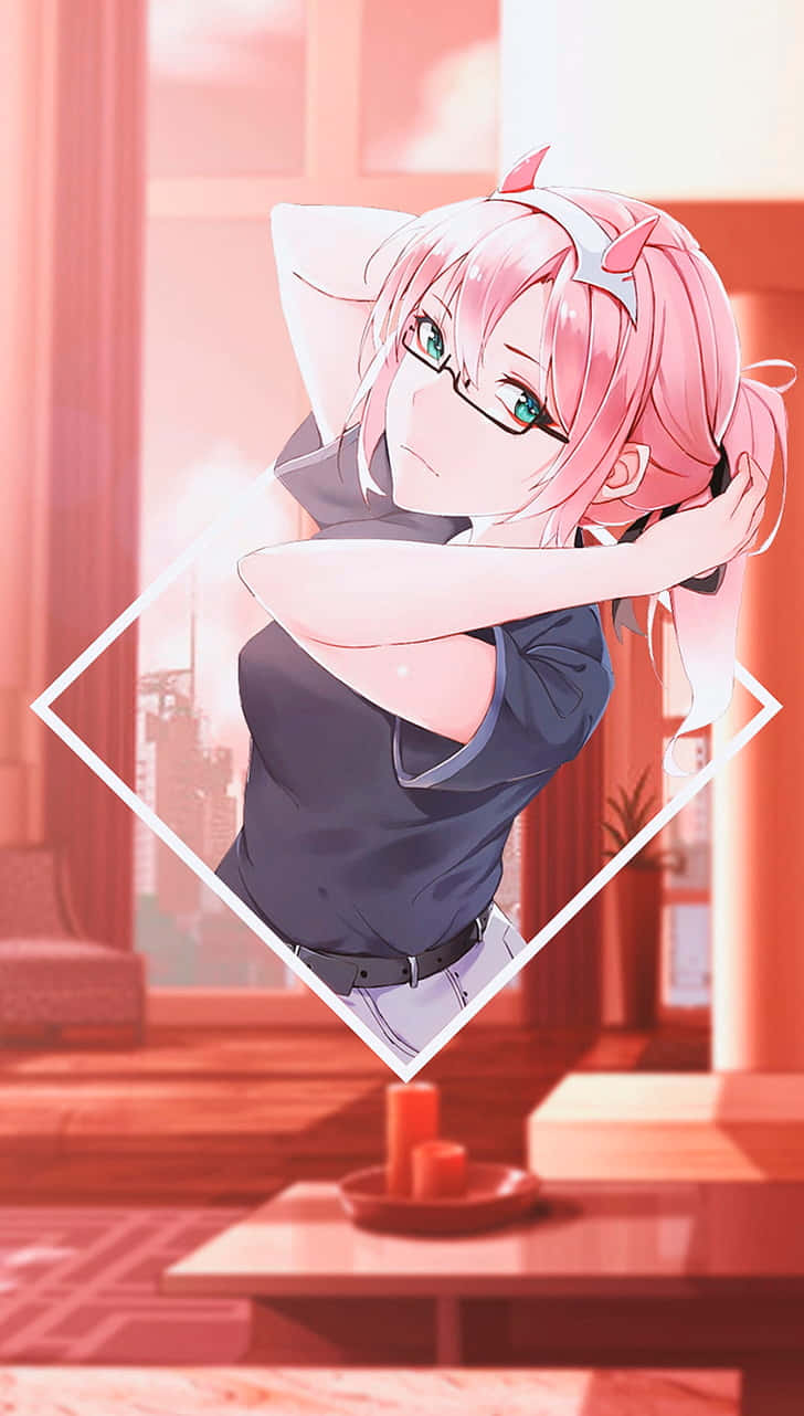 Zerotwo Guarda Avanti (computer/mobile Wallpaper)