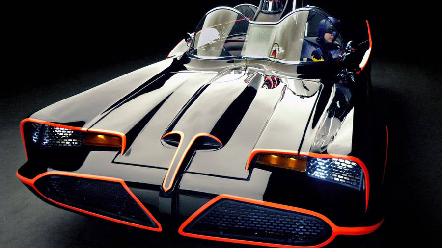1966 Batmobile in het donker wallpaper