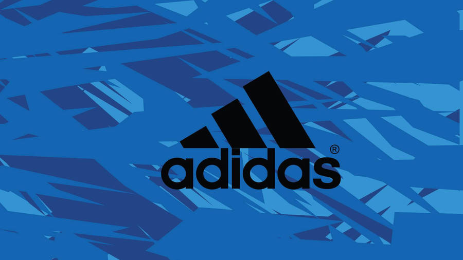 Abstrakti sininen Adidas logo taustakuva