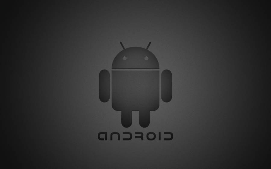 Android ikon i svart bakgrunn