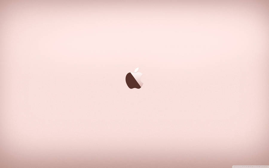 Apple ikon roségull bakgrunn bakgrunn.