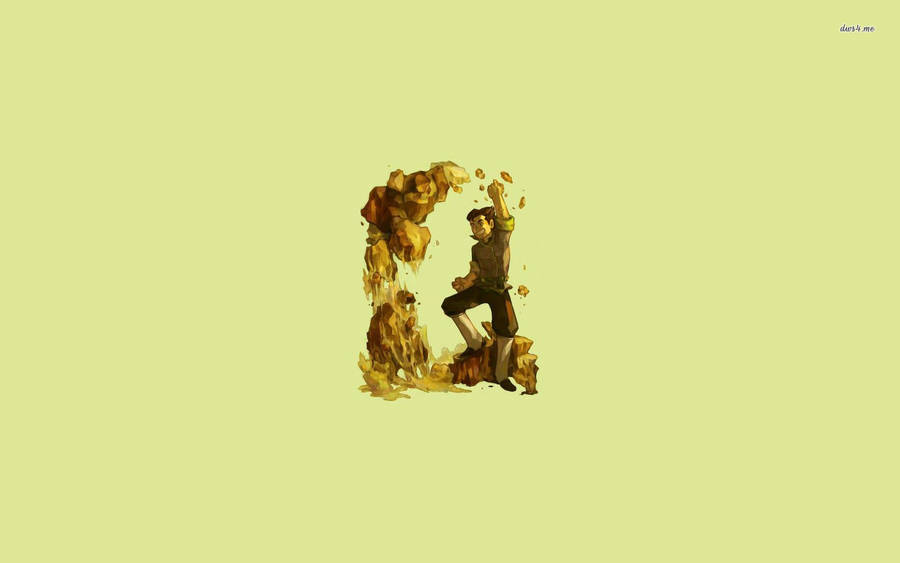 Avatar : Le Dernier Maître de l'Air terramancien masculin wallpaper.