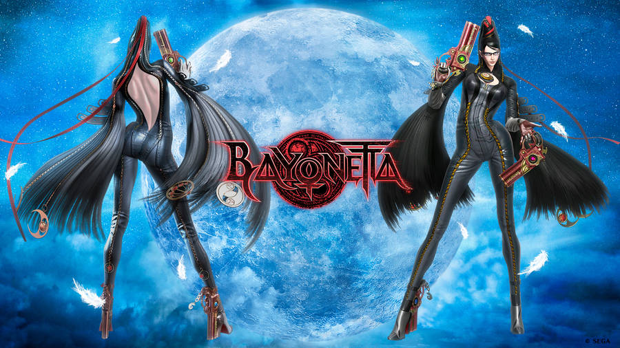 Bayonetta De Face Et De Dos wallpaper