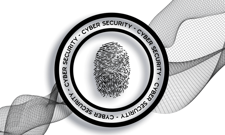 Cyber Security Png Black And White, Transparent Png