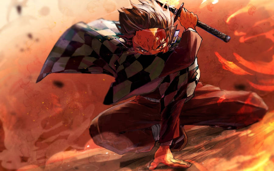 1920x1200 Wallpaper of Demon Slayer, Kimetsu no Yaiba, Tanjirou Kamado