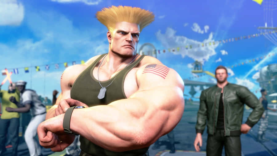 Street Fighter Guile Kraftpose