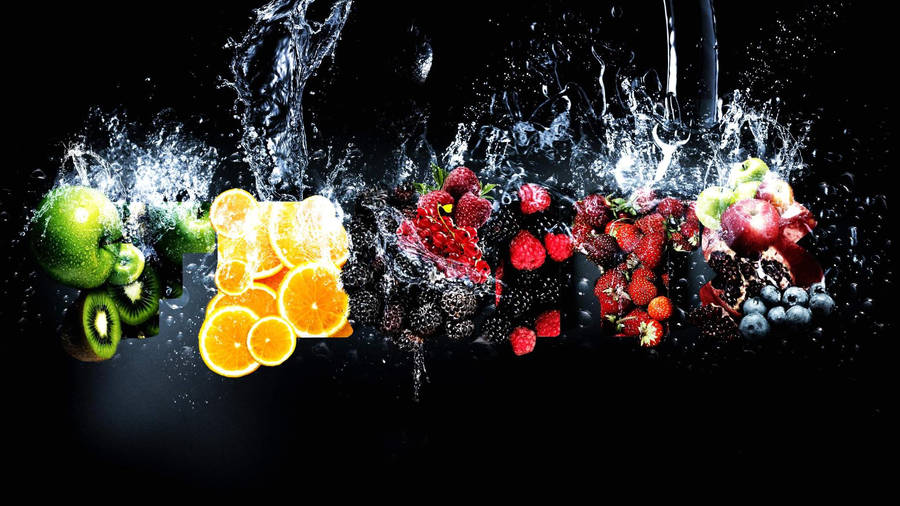 Bebidacom sabor a frutas.