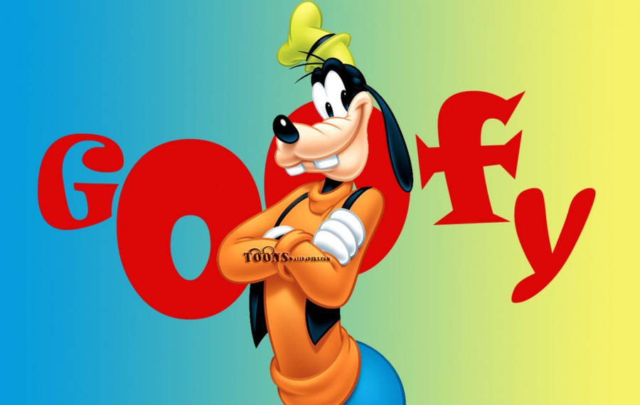 Siisti itsevarma Goofy-asento taustakuva.