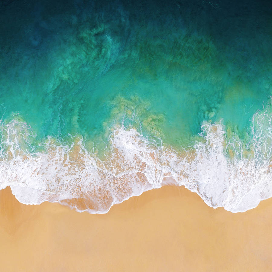 Fond d'écran de plage coloré emblématique.